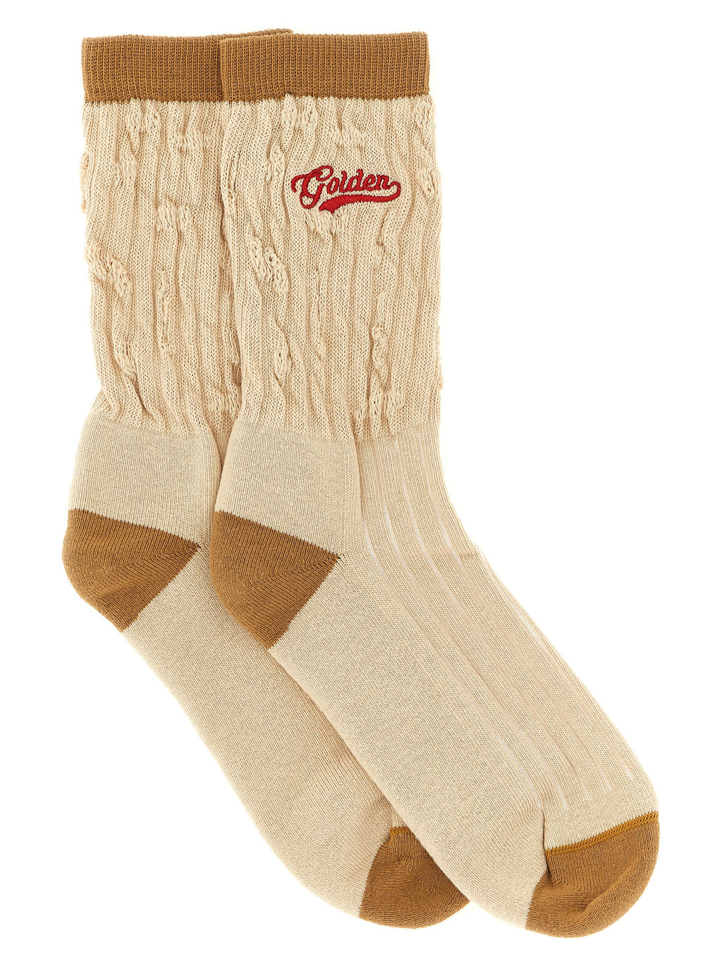 Golden Goose Socken aus beiger Baumwolle