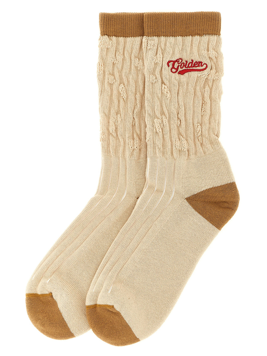Golden Goose Socken aus beiger Baumwolle