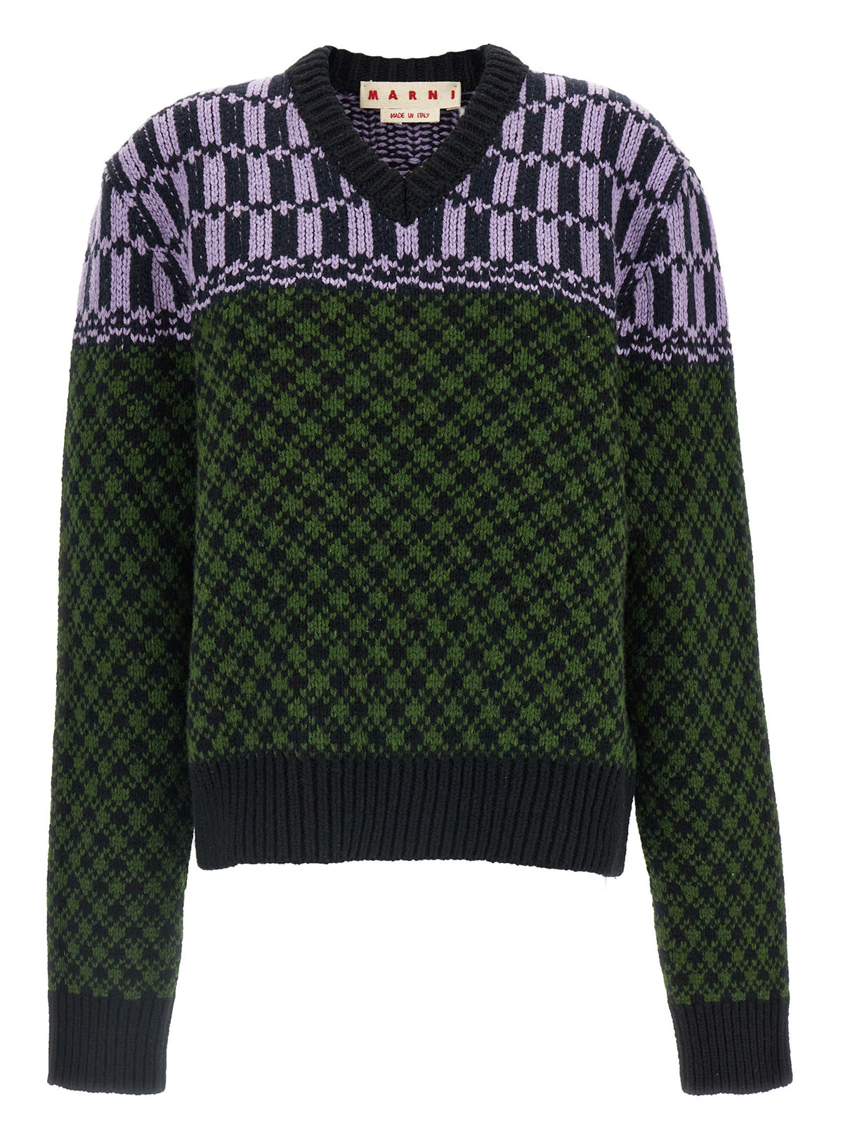 Marni Strickjacke aus mehrfarbiger Wolle