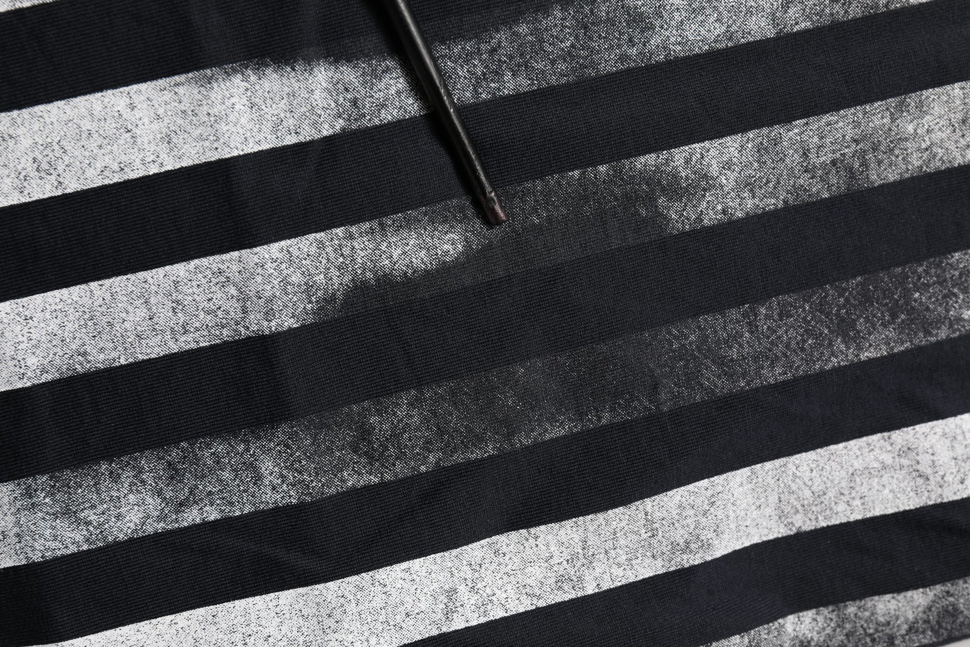 Dolce & Gabbana Blue Striped Print Cotton Crew Neck  T-shirt