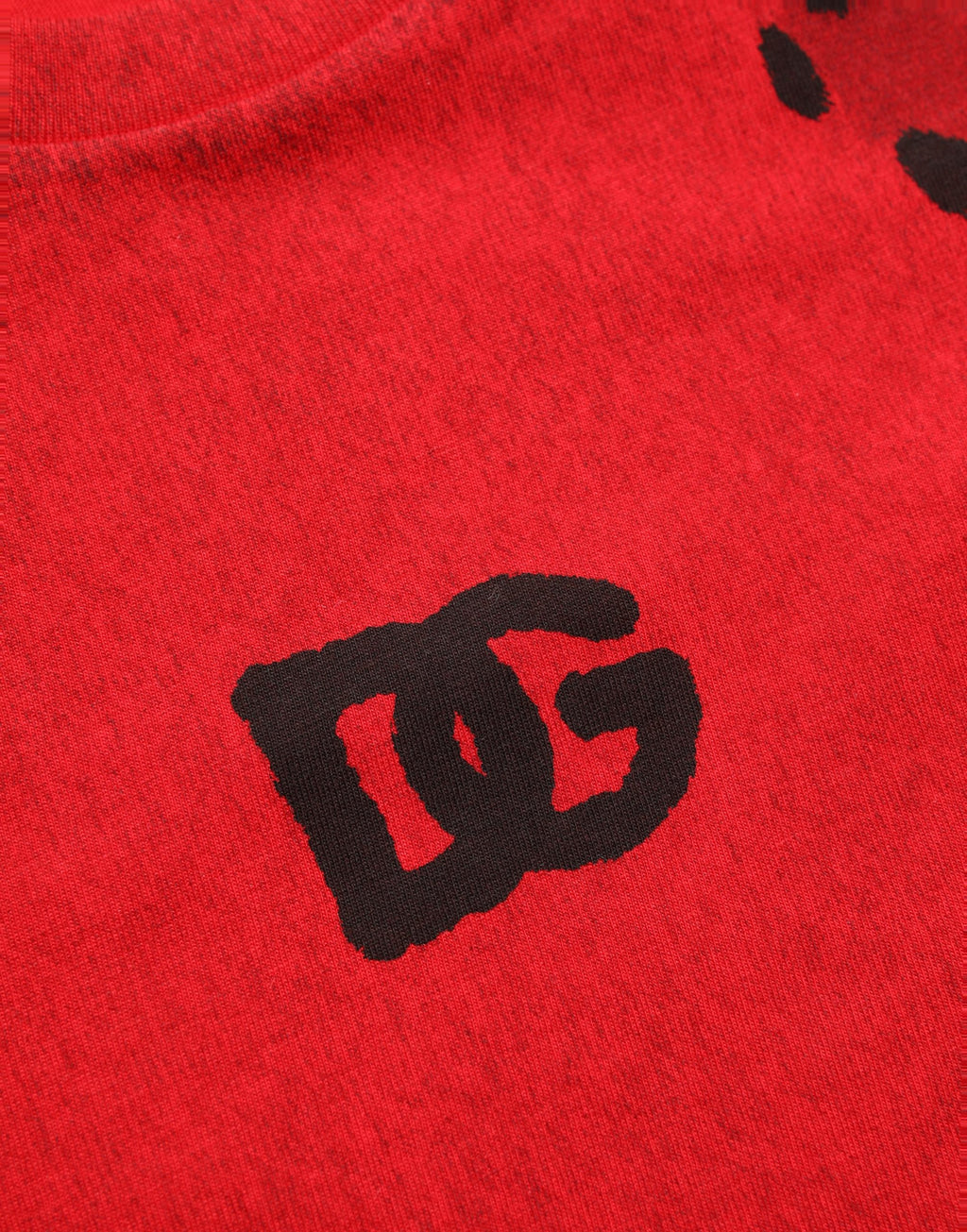 Dolce & Gabbana Red Leopard Print Short Sleeved Men T-shirt