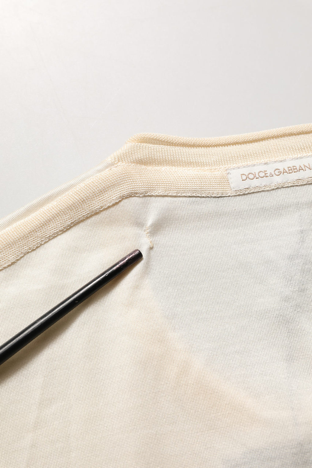 Dolce & Gabbana White Short Sleeve Collared Polo T-shirt