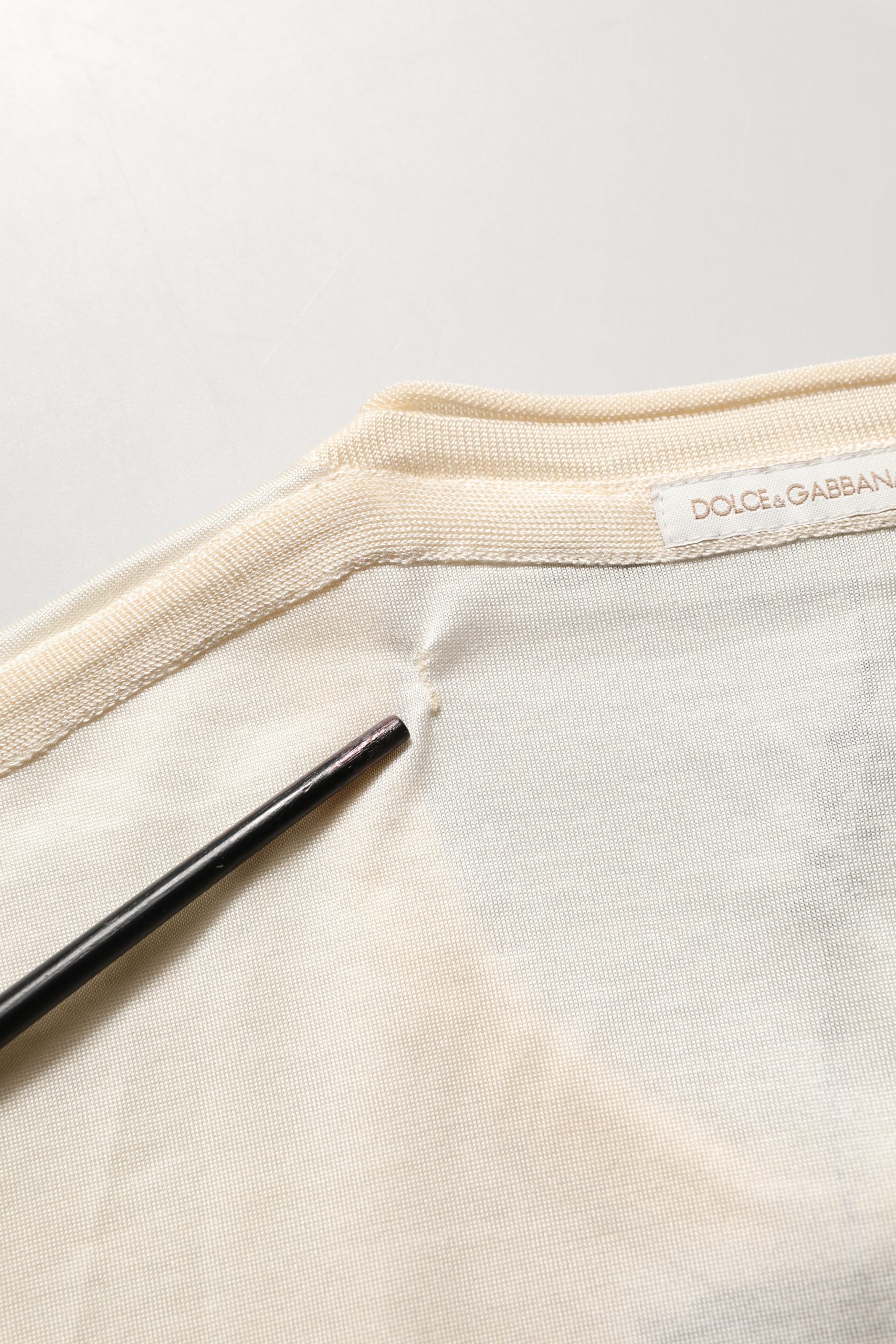 Dolce & Gabbana White Short Sleeve Collared Polo T-shirt