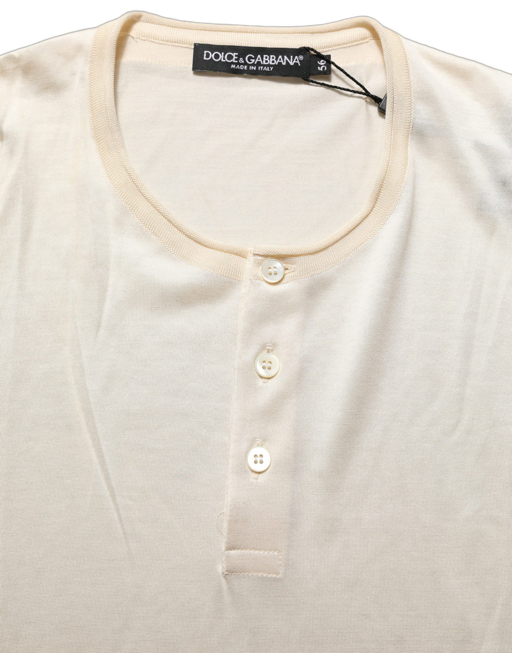Dolce & Gabbana White Short Sleeve Collared Polo T-shirt