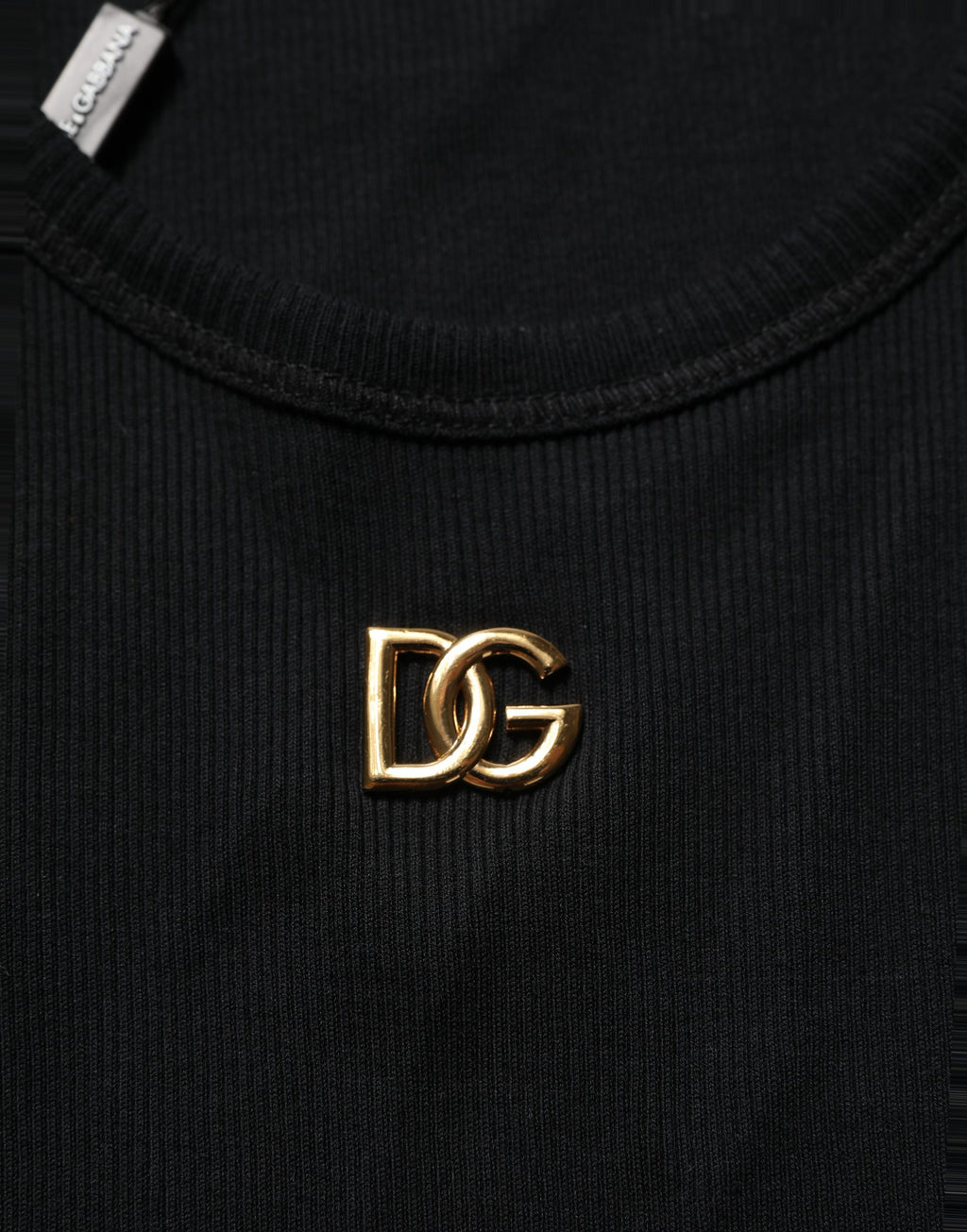 Dolce & Gabbana Beige Tropical Print Cotton Crew Neck T-shirt