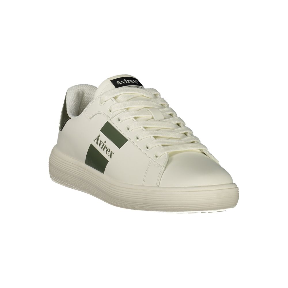 Avirex Herren-Sneaker aus weißem Polyurethan