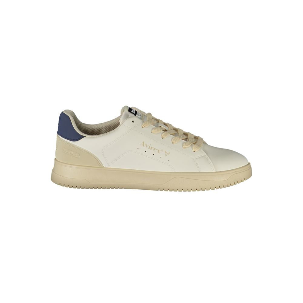Avirex Bianco Polyurethan Herren-Sneaker
