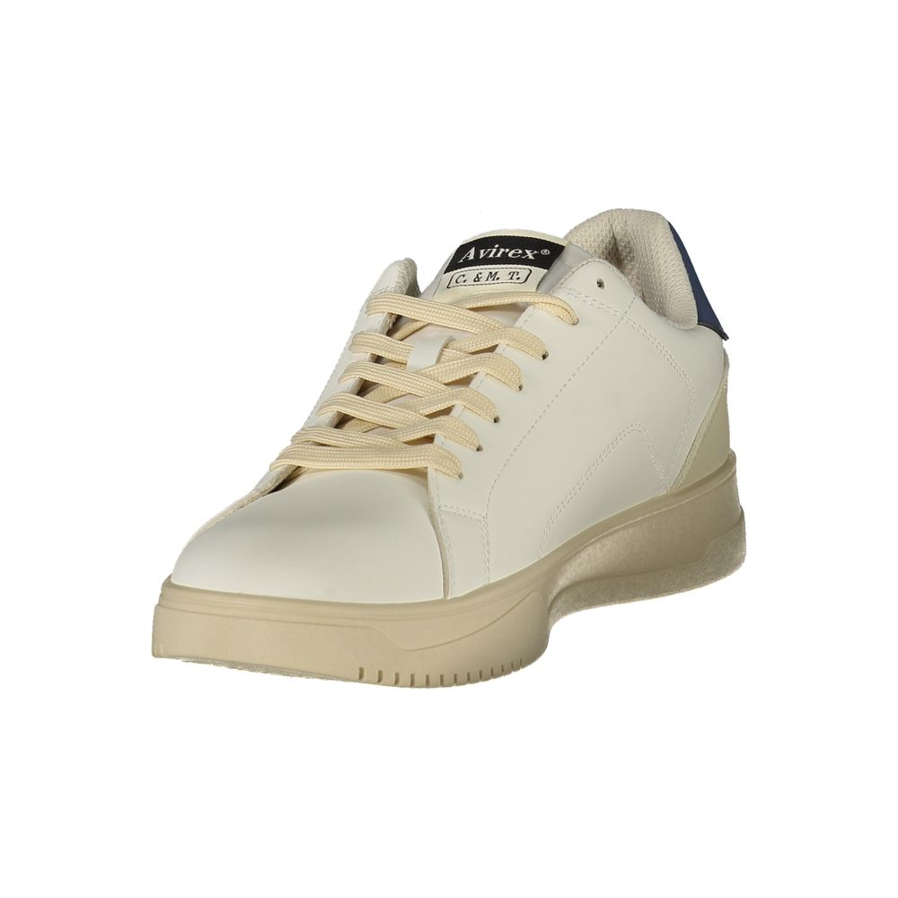 Avirex Bianco Polyurethan Herren-Sneaker