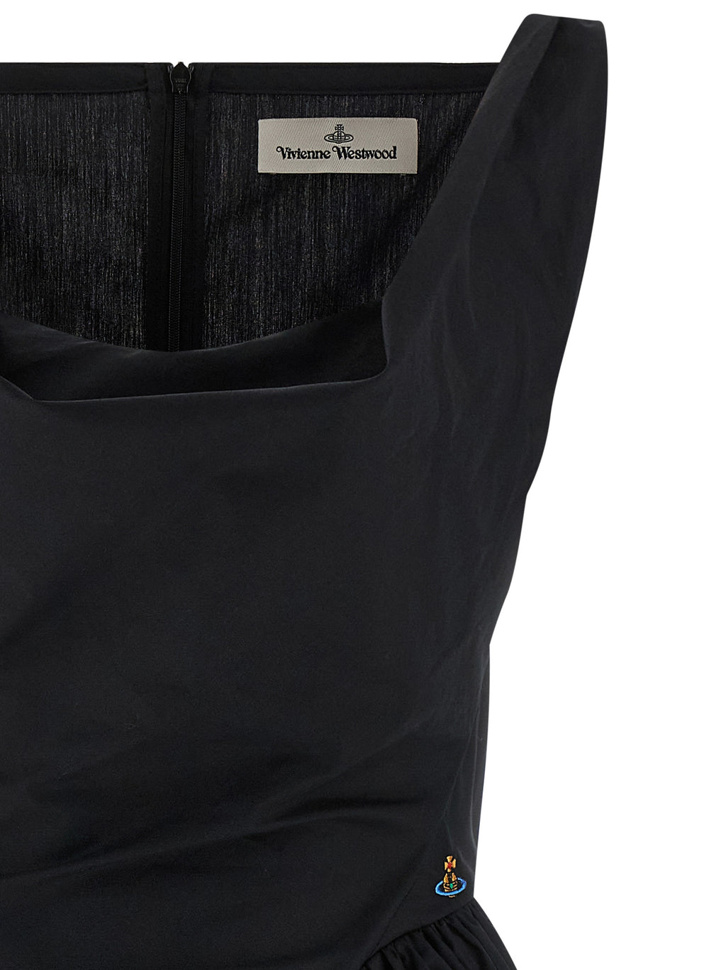 Vivienne Westwood Black Cotton Short Dress