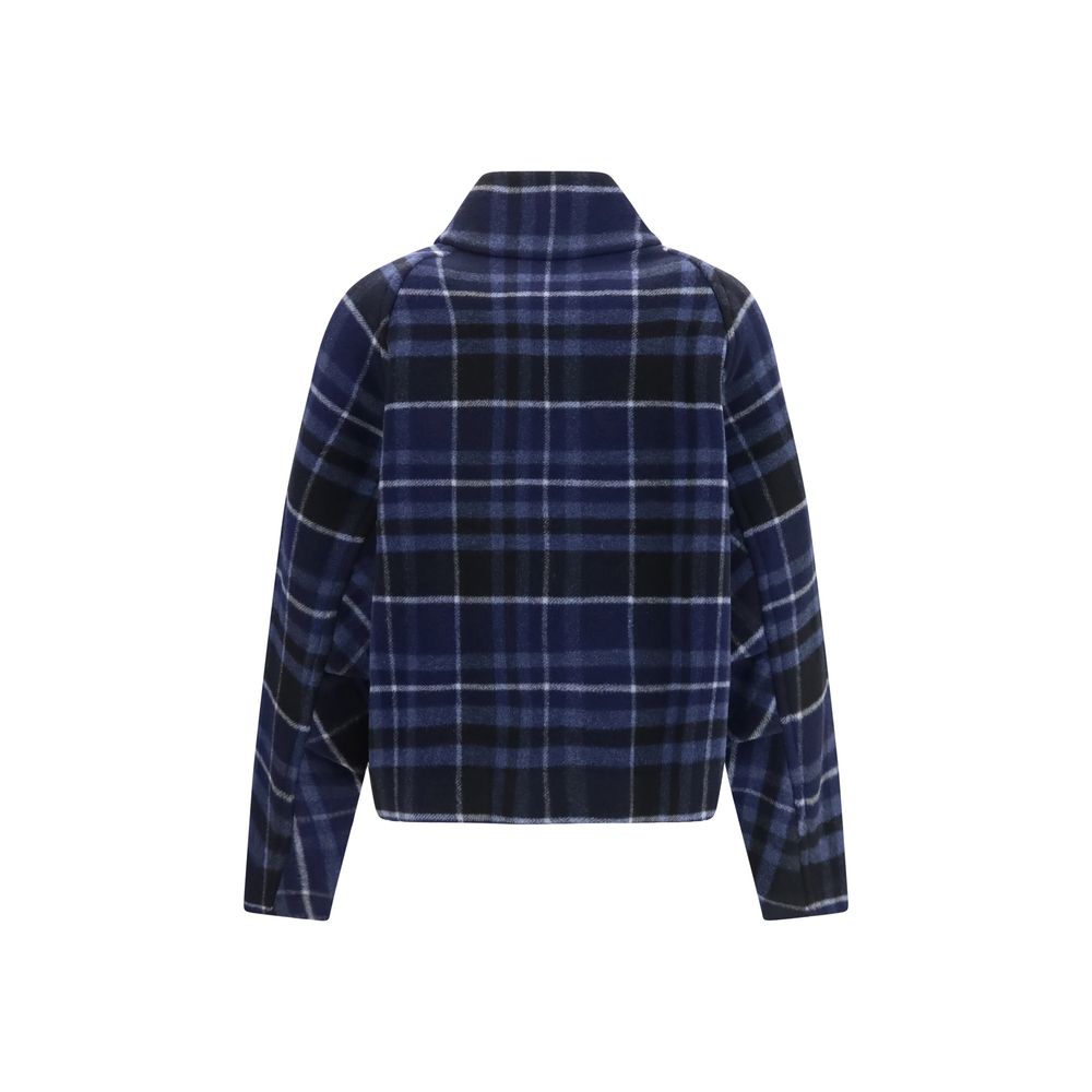 Veste en coquille en laine bleu Oves Aries PINKO