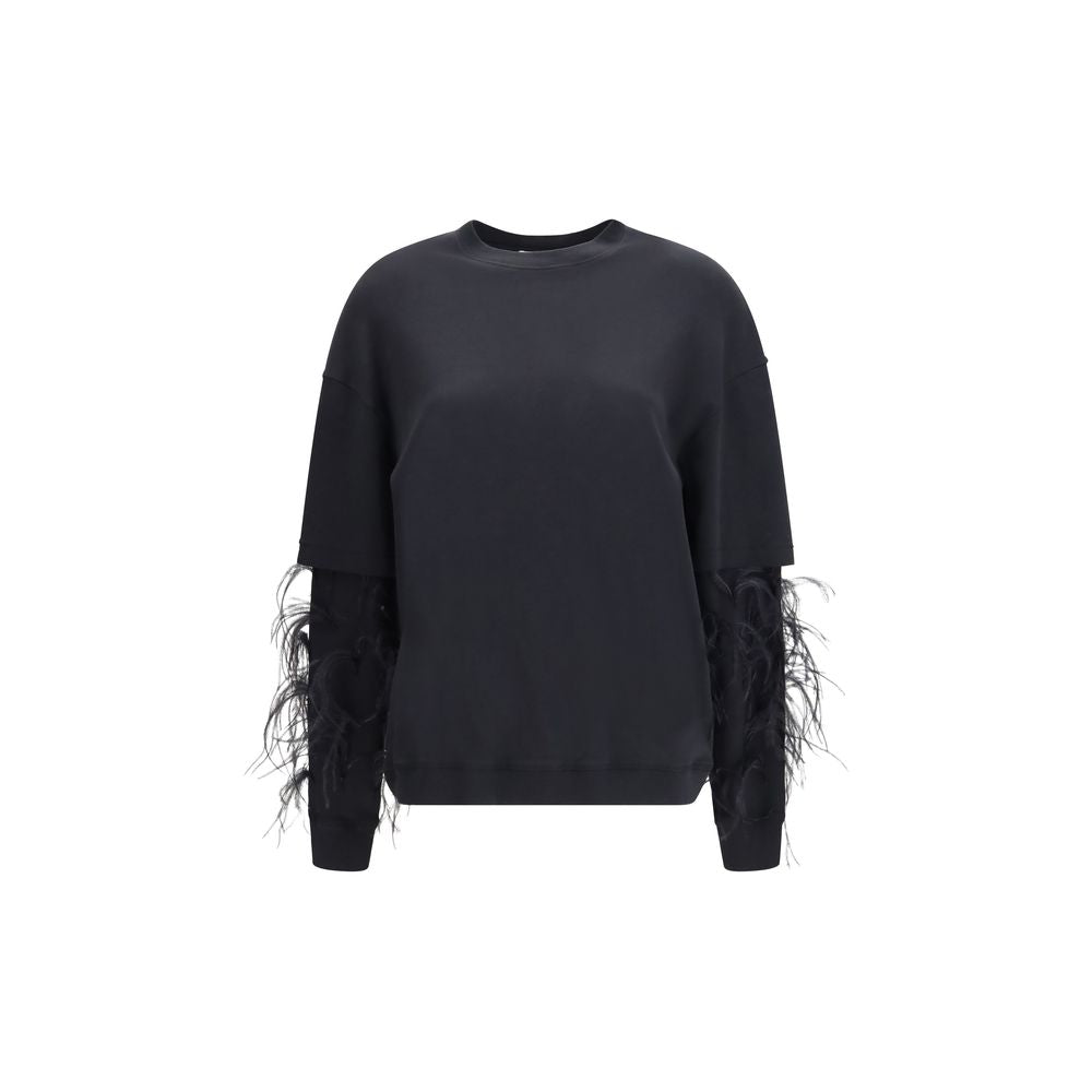 Darkpark Schwarzes Baumwoll-Sweatshirt