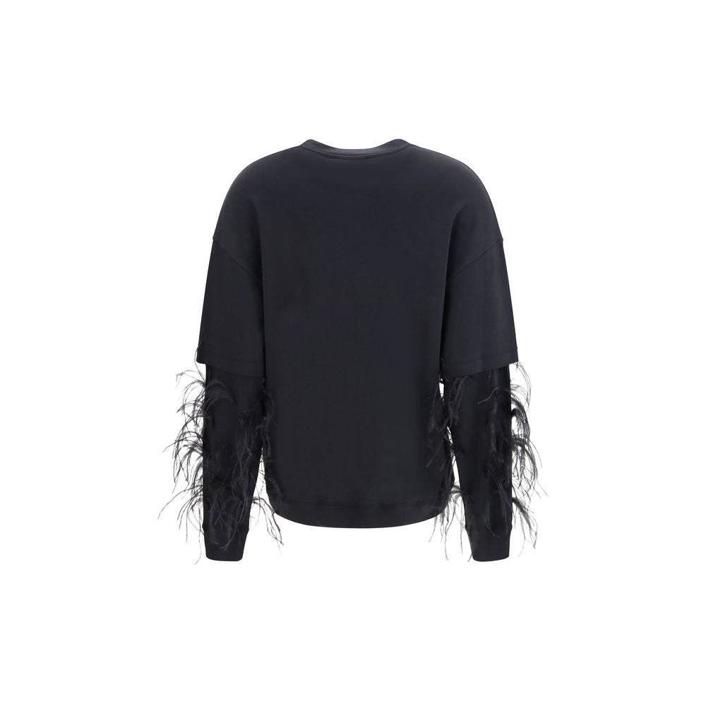 Darkpark Schwarzes Baumwoll-Sweatshirt