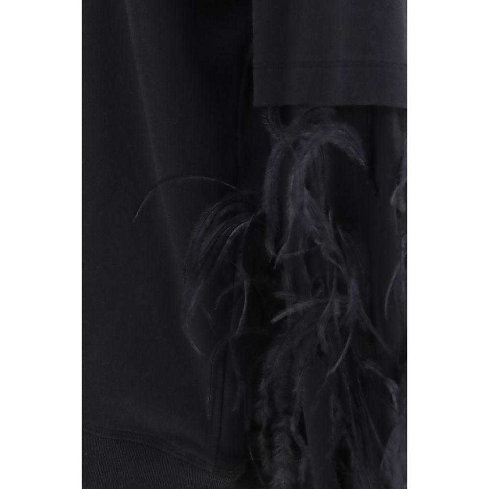 Darkpark Schwarzes Baumwoll-Sweatshirt