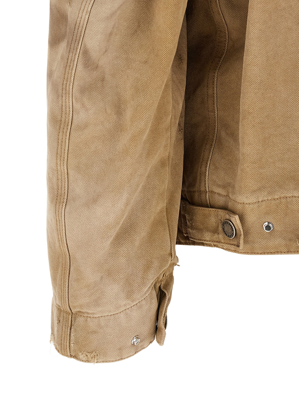 Golden Goose Beigefarbene Baumwoll-Shell-Jacke
