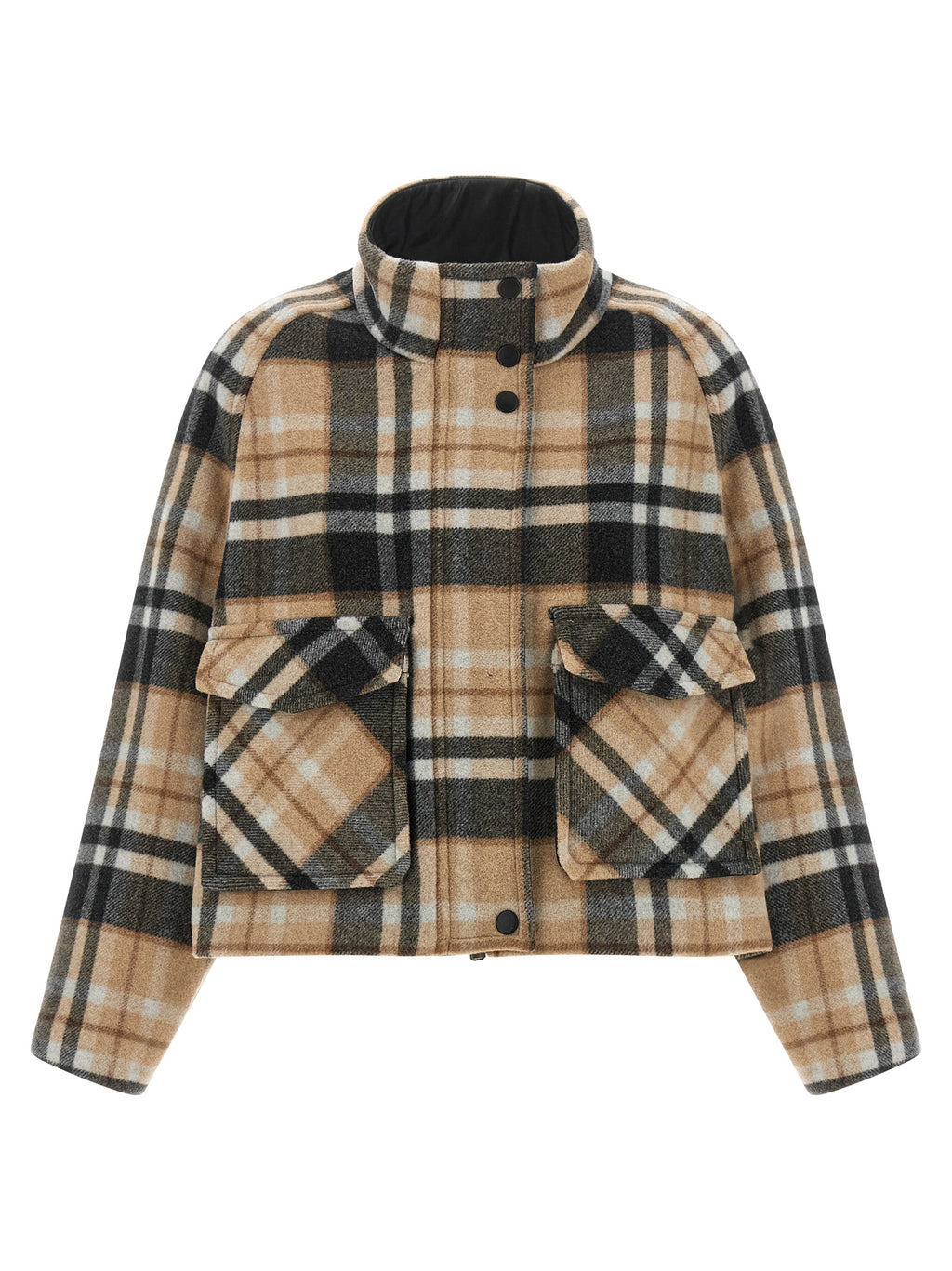 PINKO Mehrfarbiger Wollmantel