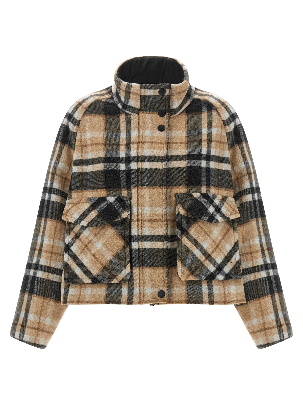 PINKO Mehrfarbiger Wollmantel