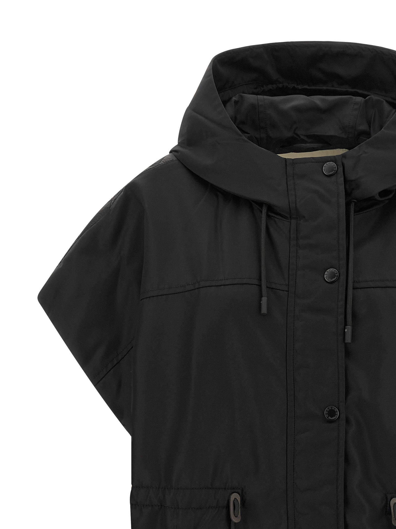 Max Mara Black Polyamide Sleeveless Jacket