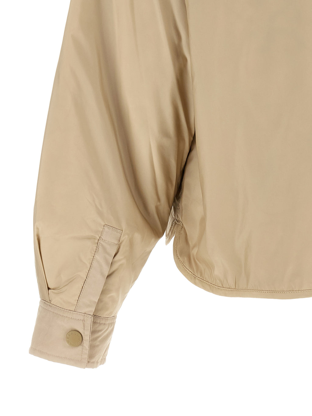 Max Mara Beige Polyester-Maxijacke