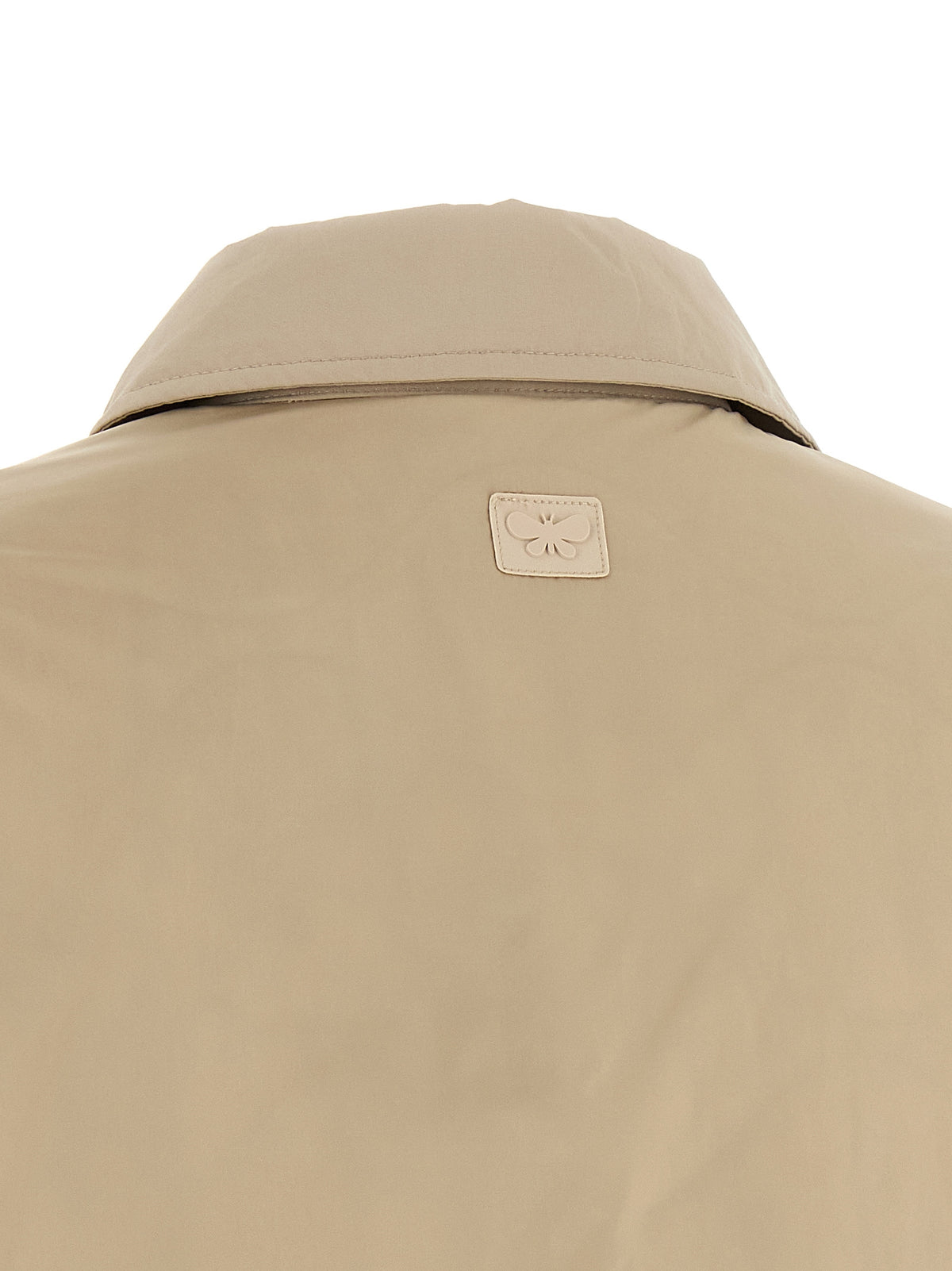 Max Mara Beige Polyester-Maxijacke