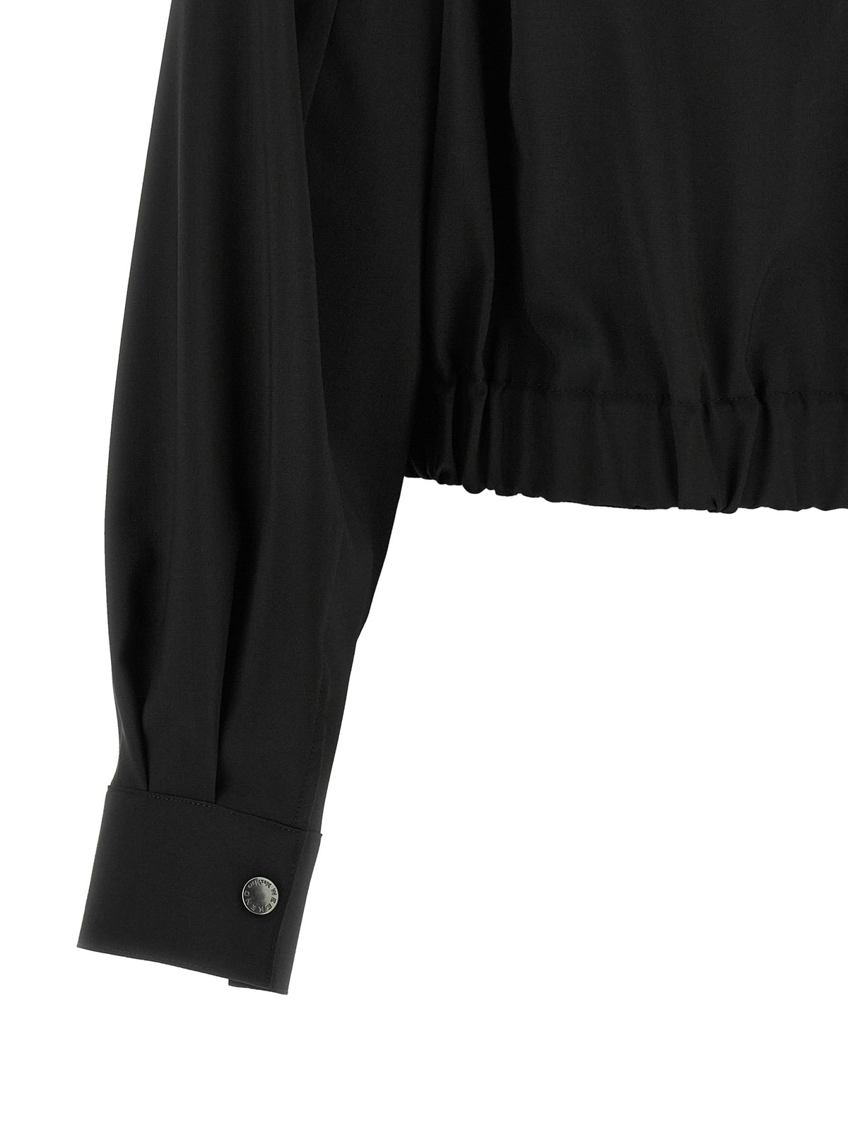Veste longue Max Mara en laine noire