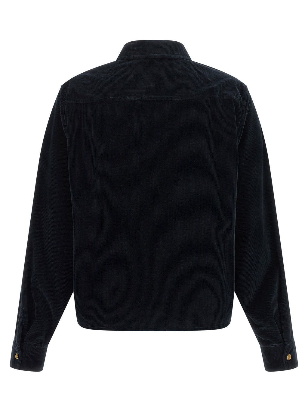 Max Mara Blaue Baumwolljacke in voller Länge