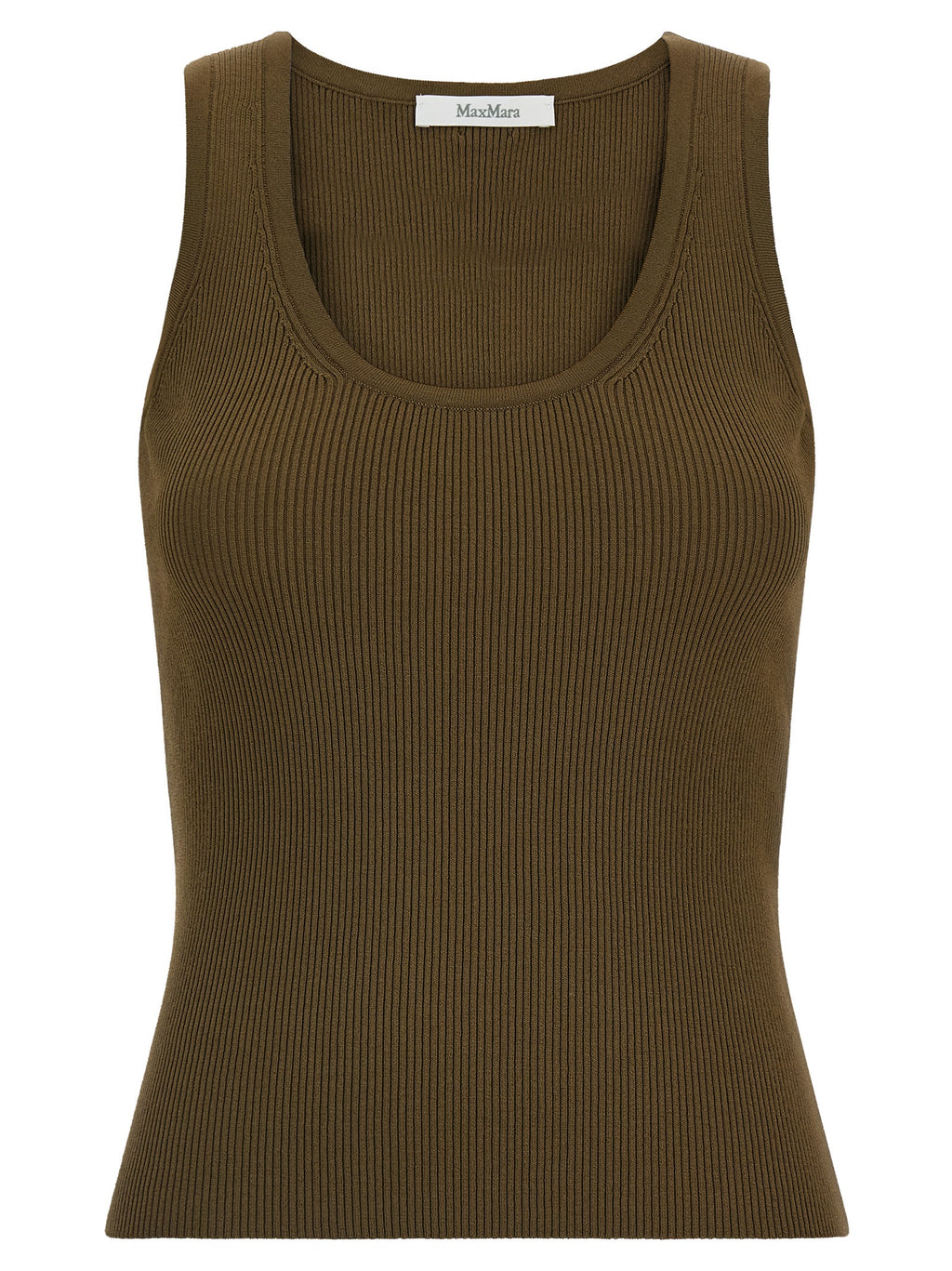 Max Mara Bicolor Viscose Sleeveles T-Shirt