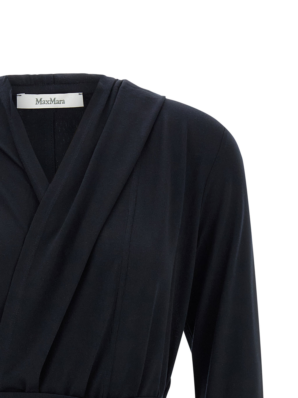 Max Mara Blue Lyocell Cardigan