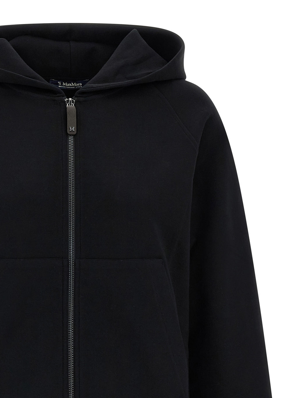 'S Max Mara Black Cotton Sweatshirt