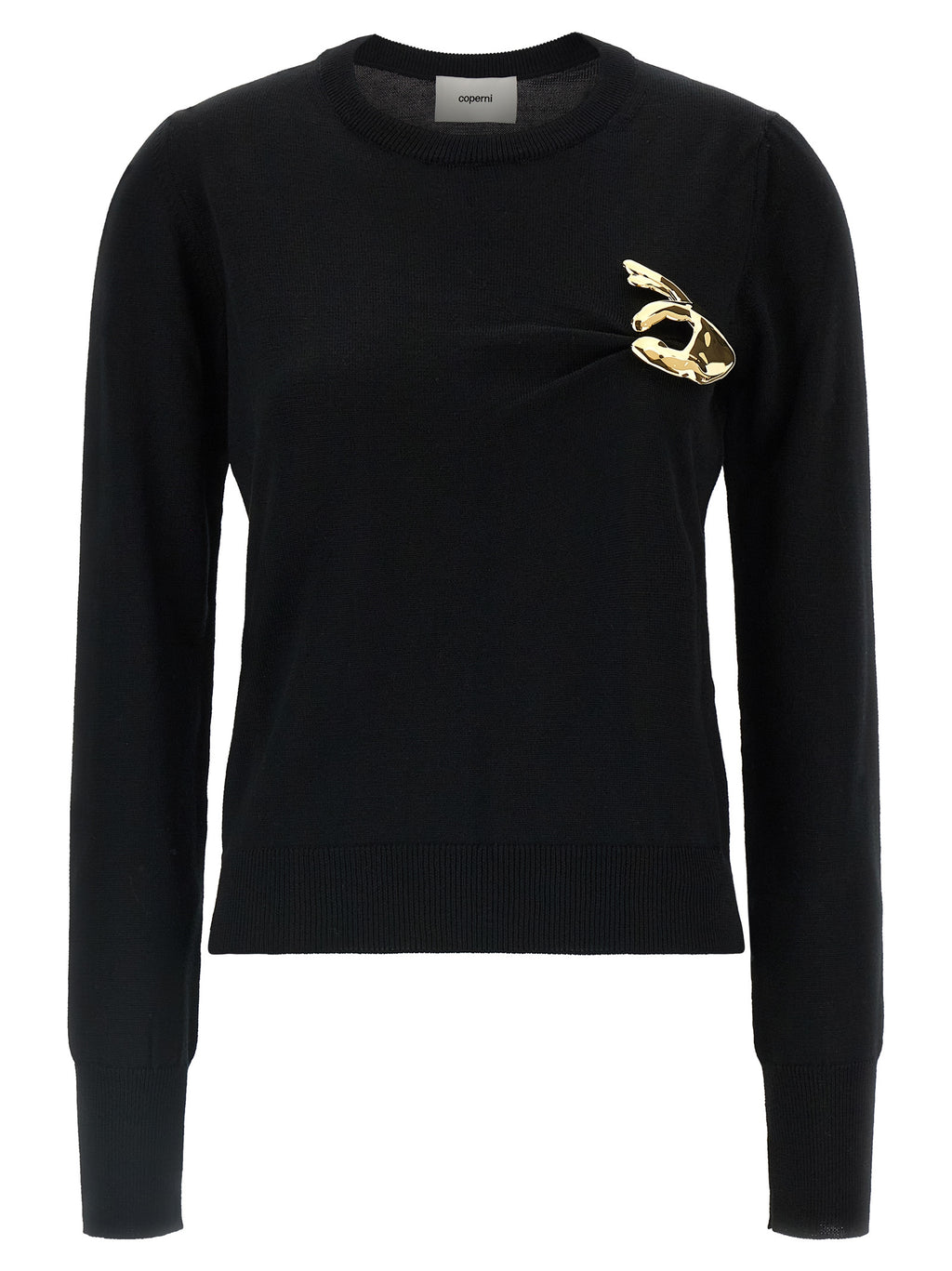 Coperni Black Virgin Wool Cardigan
