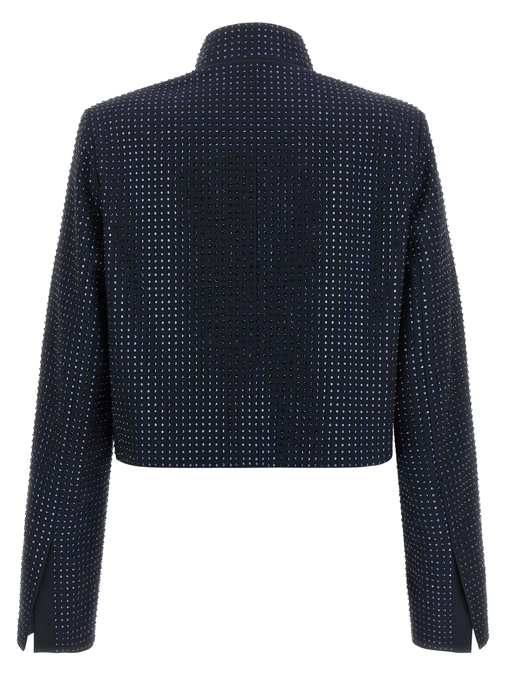 PINKO Blaue Polyesterjacke in voller Länge