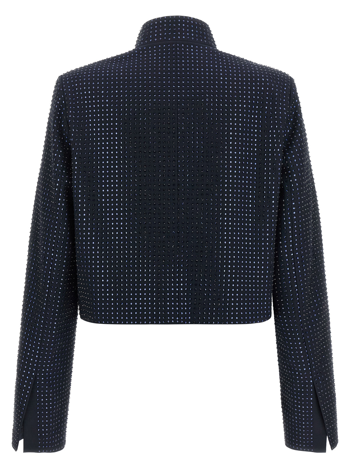PINKO Blaue Polyesterjacke in voller Länge