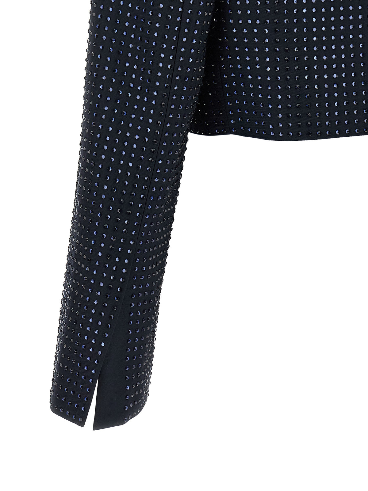 PINKO Blaue Polyesterjacke in voller Länge