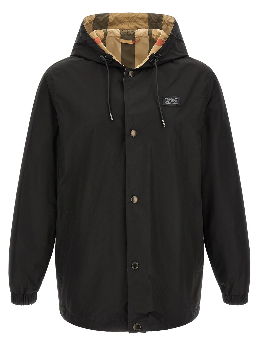 Burberry Black Polyester Coat