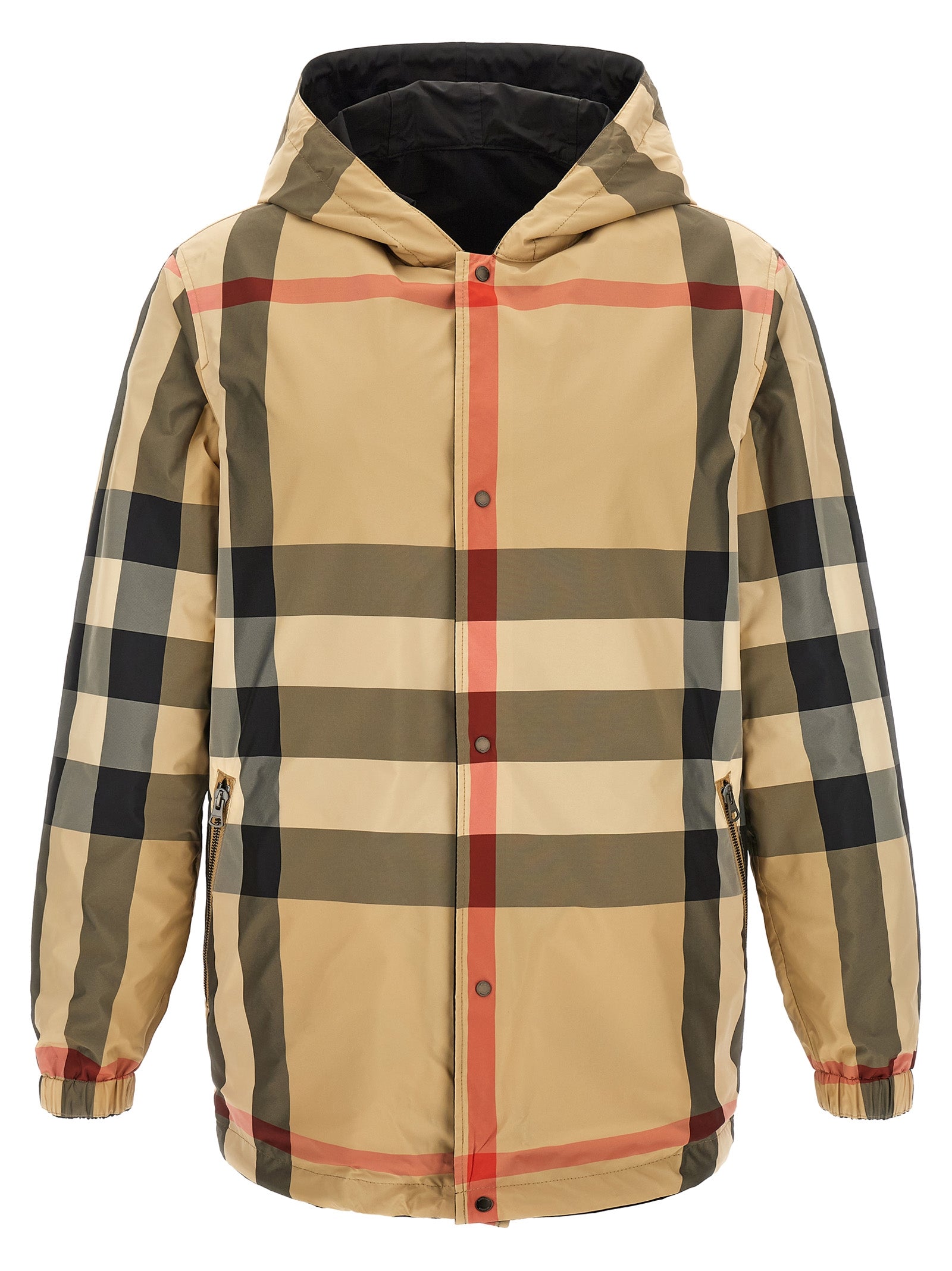 Burberry Black Polyester Coat