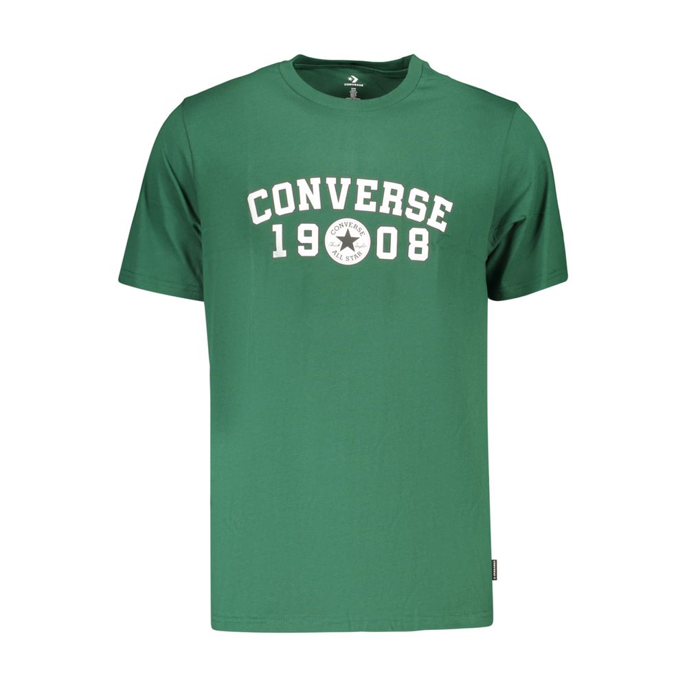 Converse Grünes Baumwoll-Herren-T-Shirt