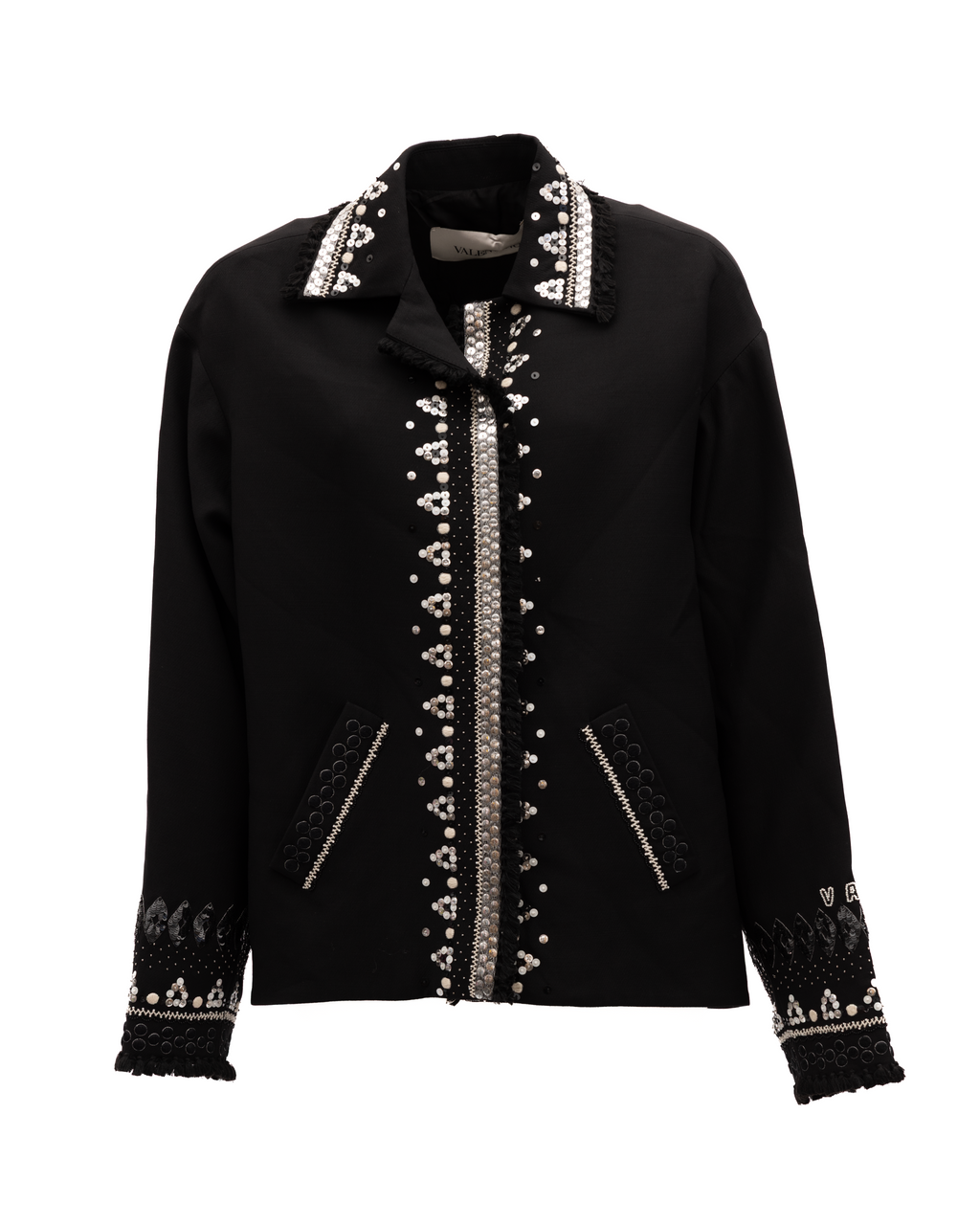 Valentino Garavani Black Embellished Jacket