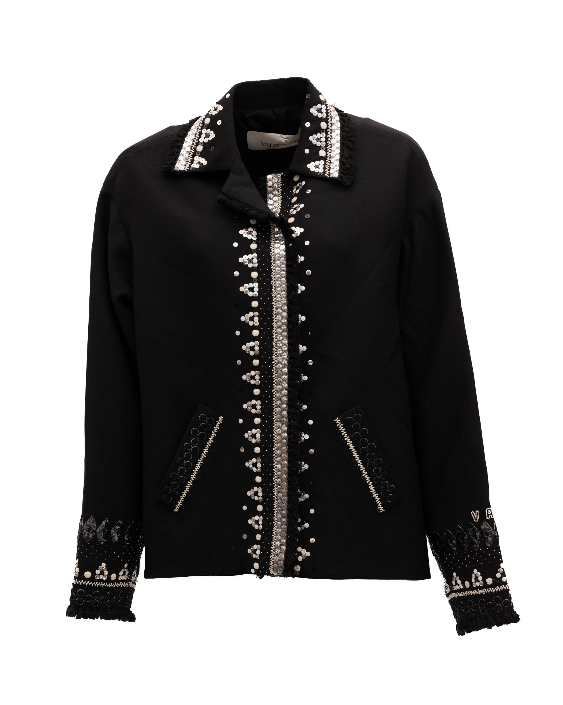 Valentino Garavani Black Embellished Jacket