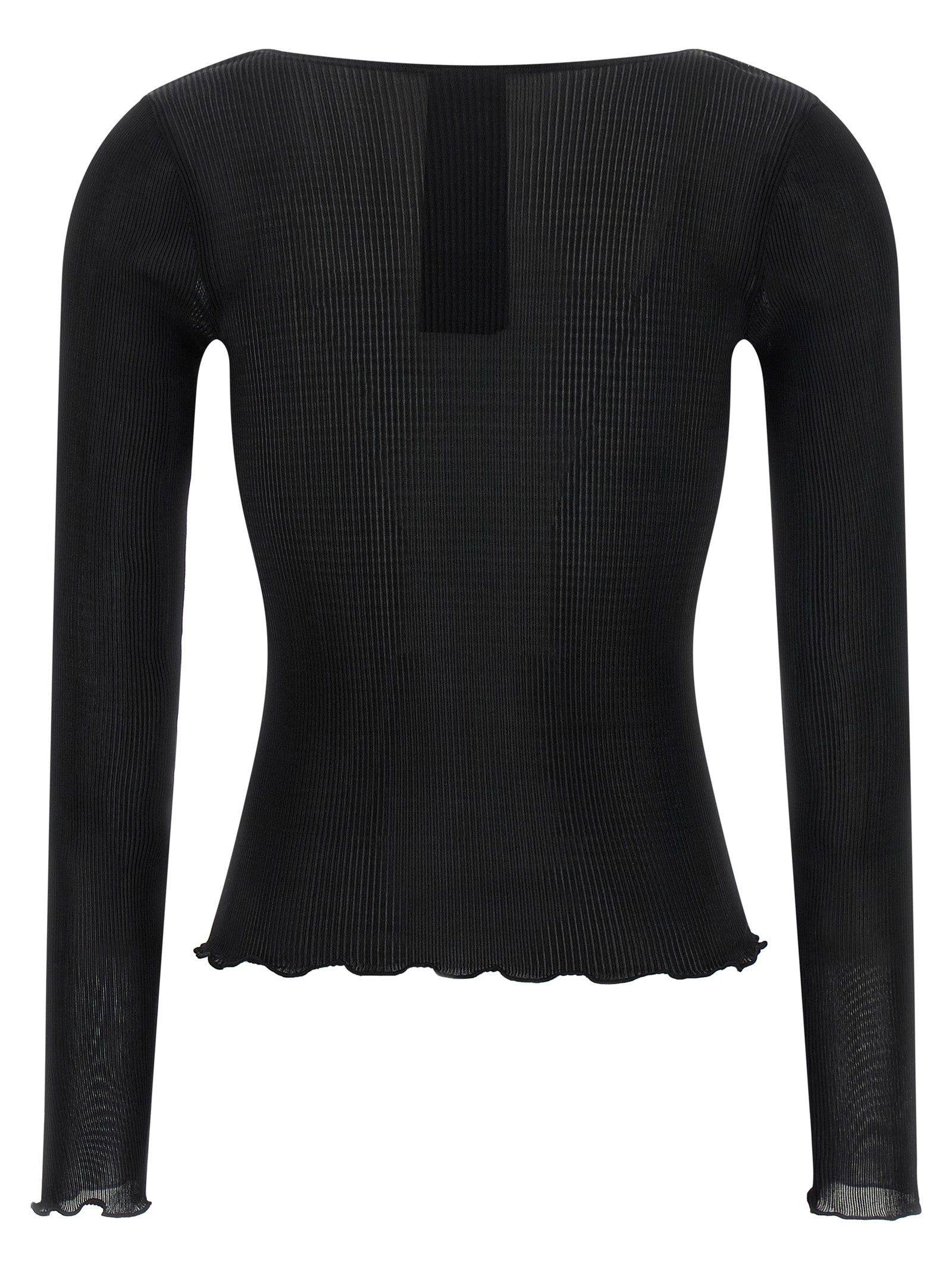 Saint Laurent Black Silk Shirt