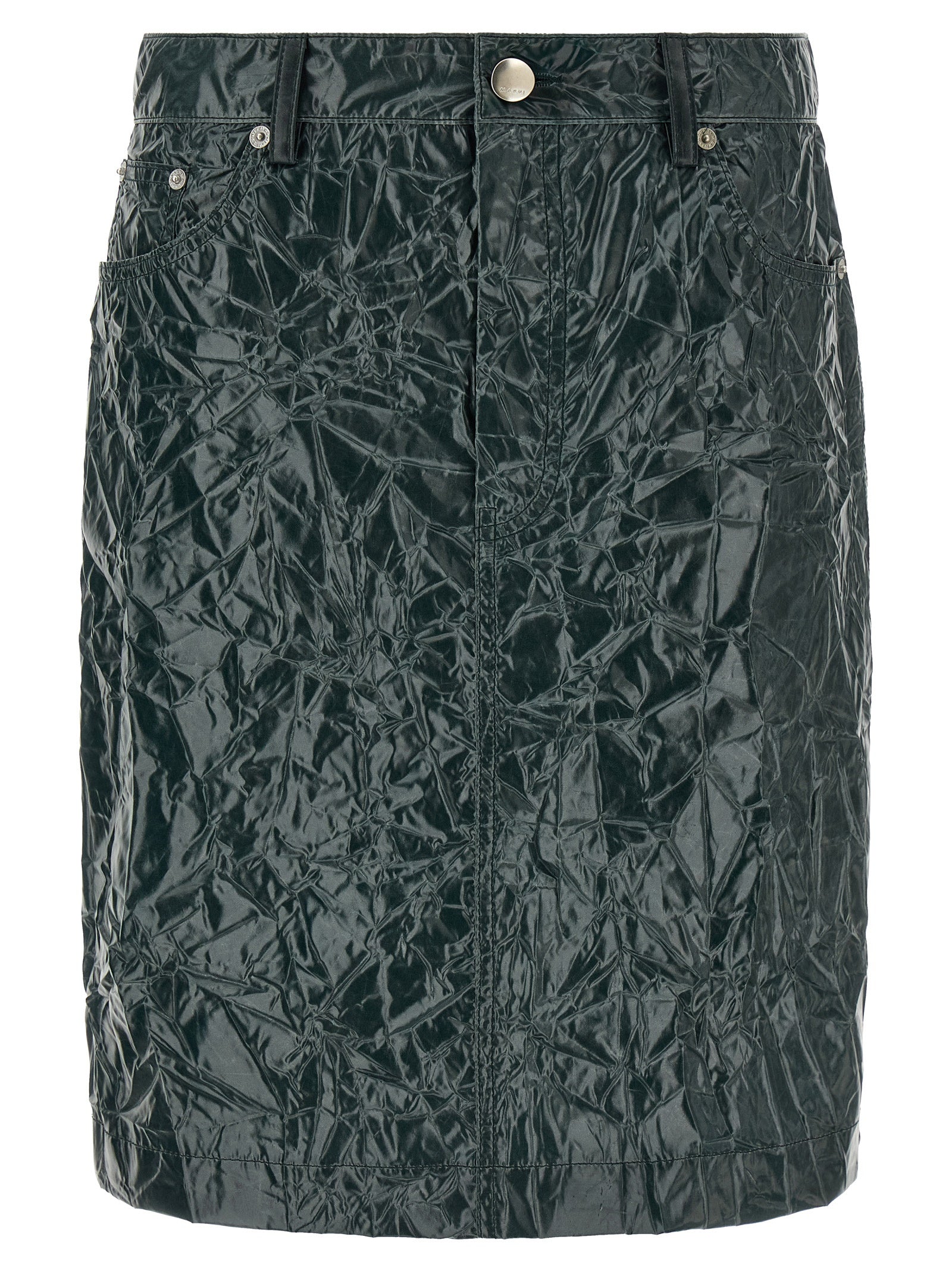 Marni Bicolor Polyester Midi Skirt