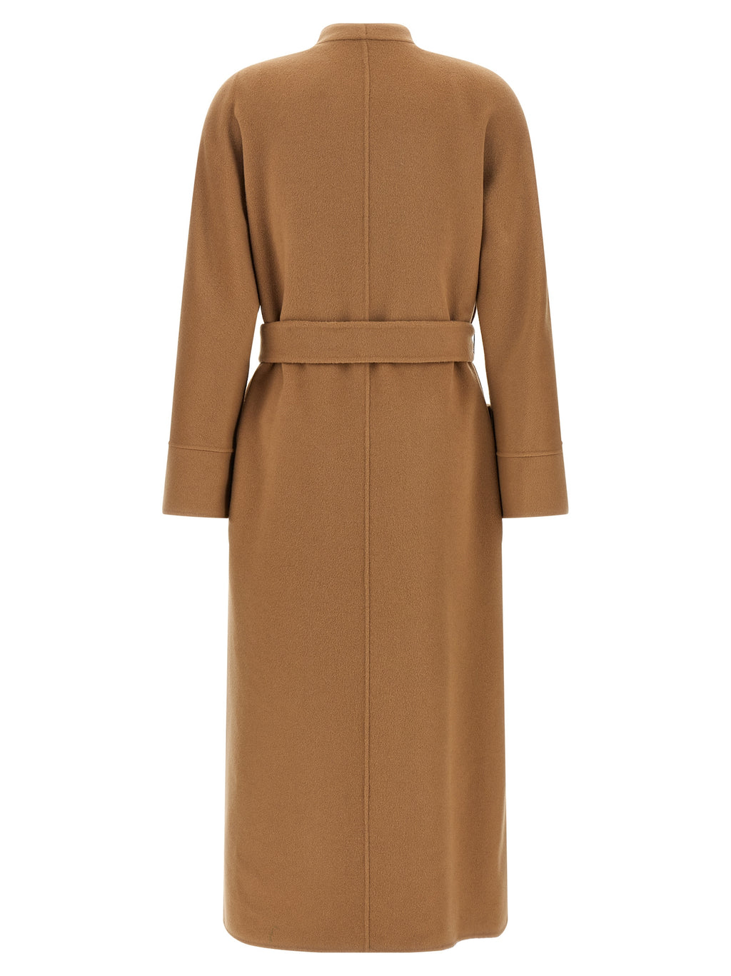 Max Mara beigefarbener Wollmantel