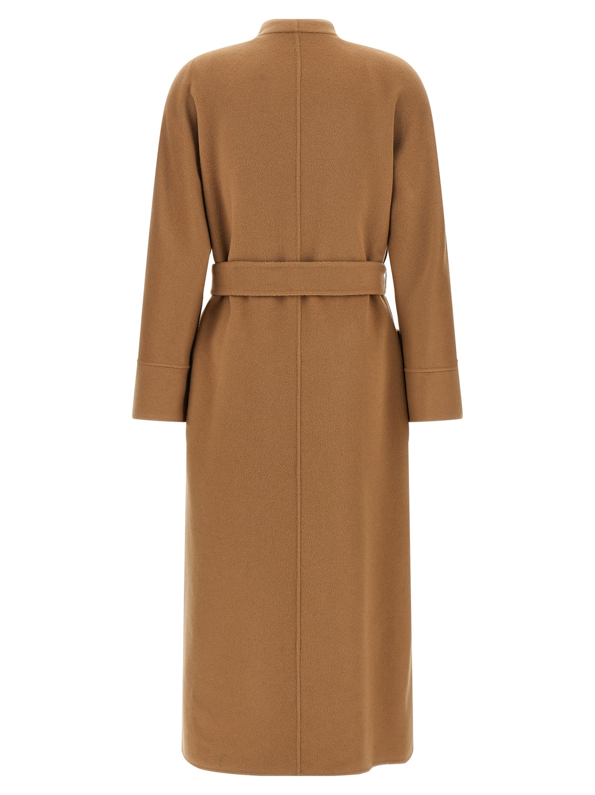 Max Mara beigefarbener Wollmantel