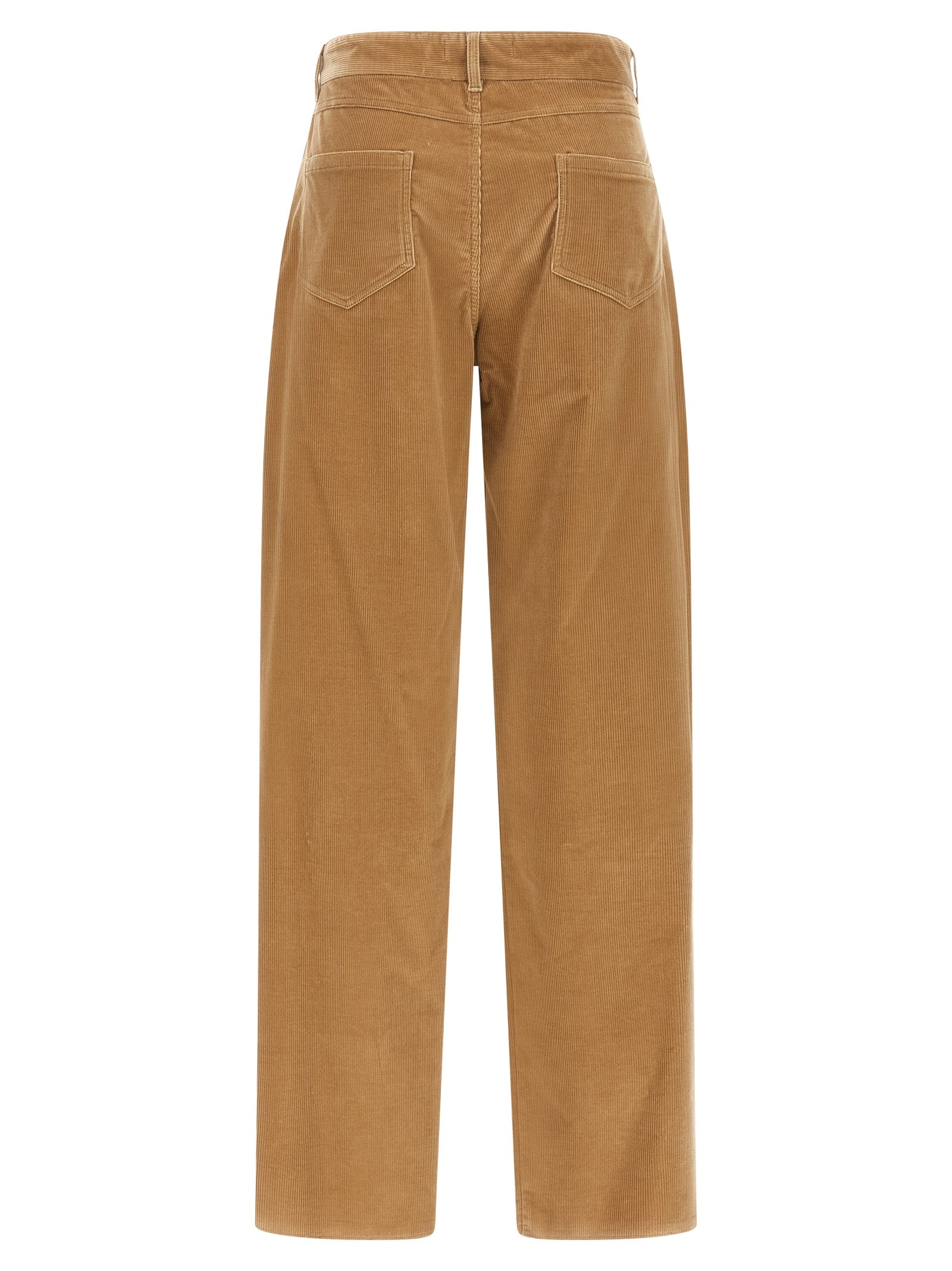 Max Mara Beige Cotton Casual Pants