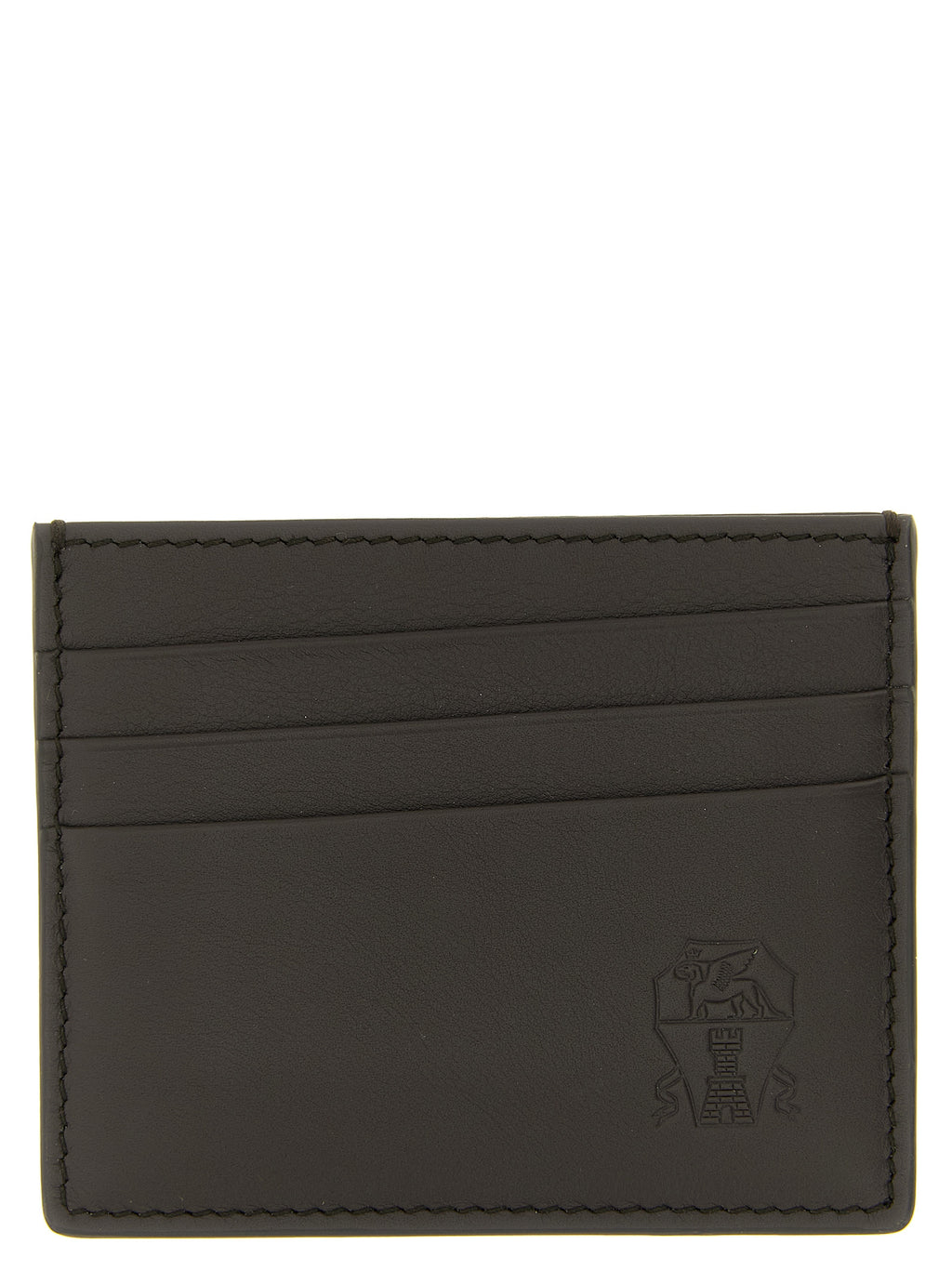 Brunello Cucinelli Black Calfskin Cardholder