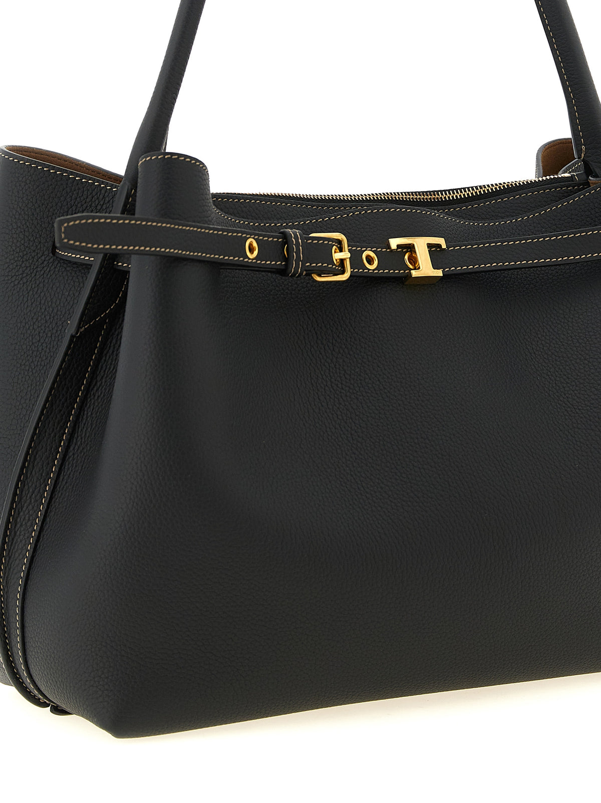 Tod's Handtasche aus schwarzem Kalbsleder