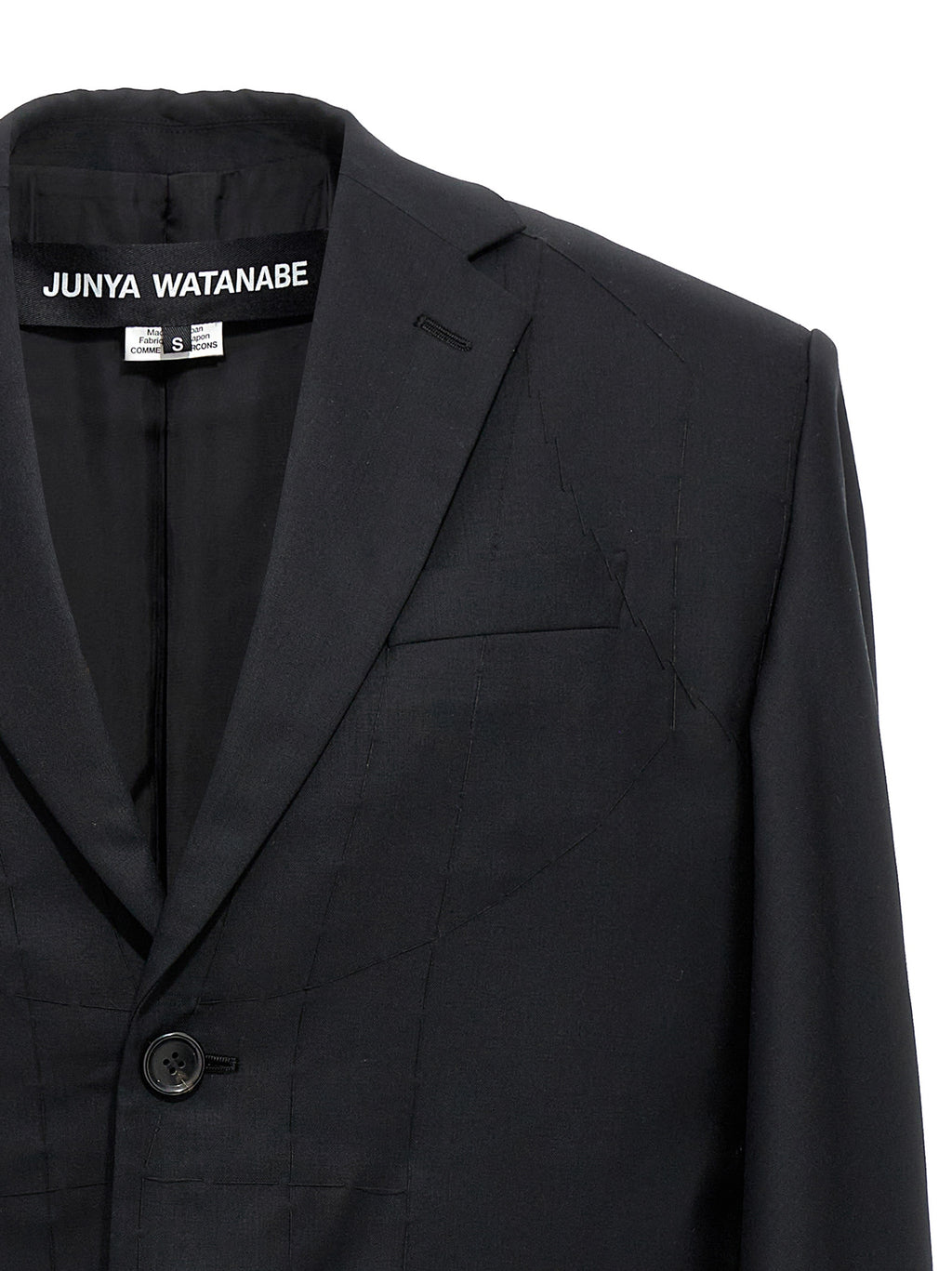 Junya Watanabe Black Wool Coat