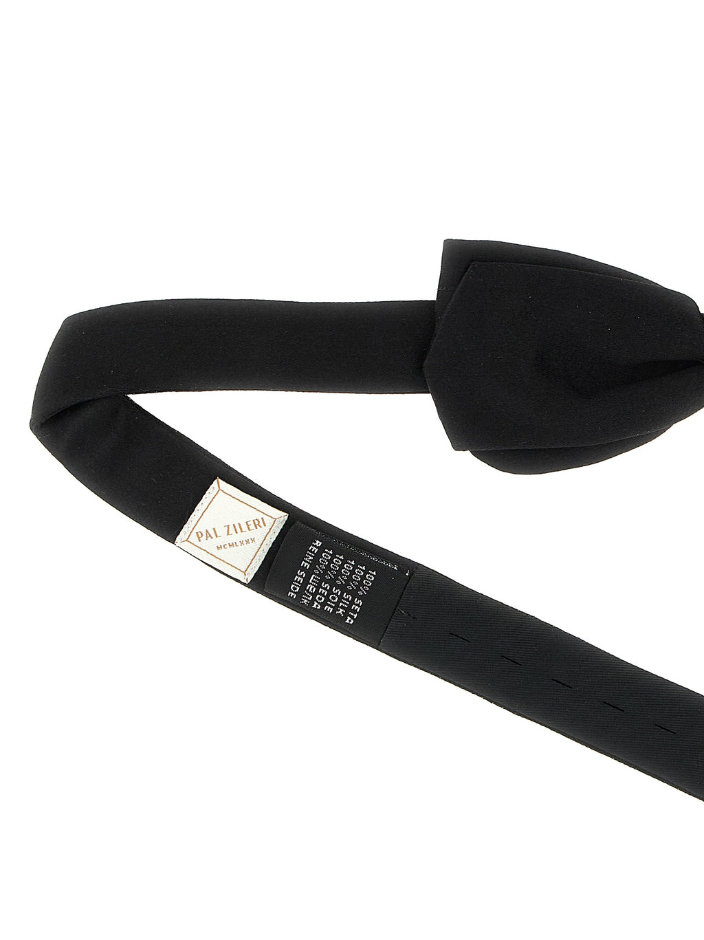 Pal Zileri Black Silk Bowtie