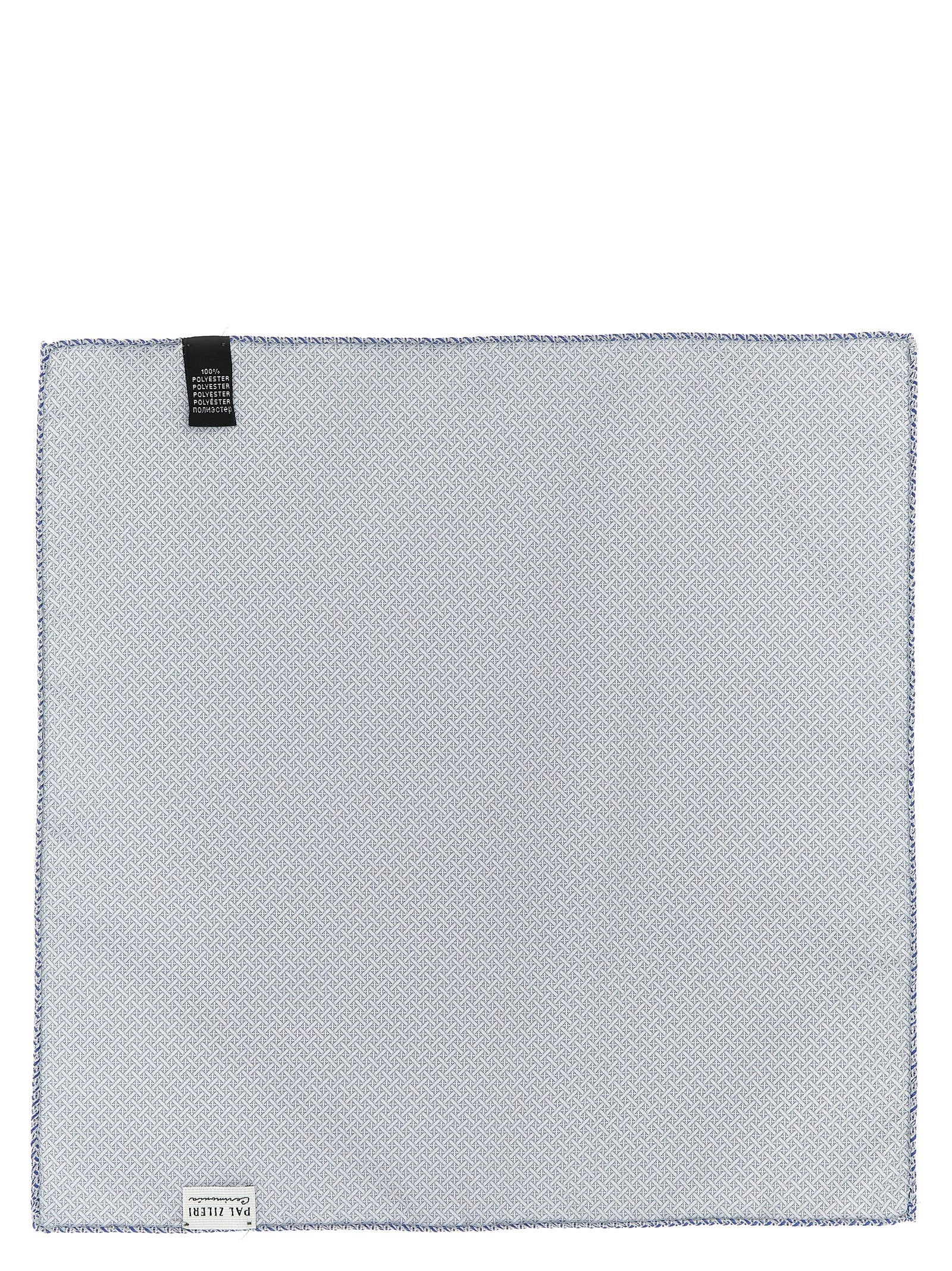 Pal Zileri Blue Polyester Pocket Square