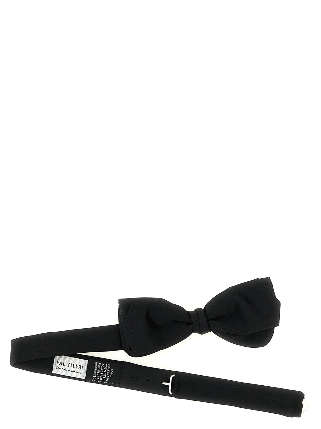 Pal Zileri Black Polyester Bowtie