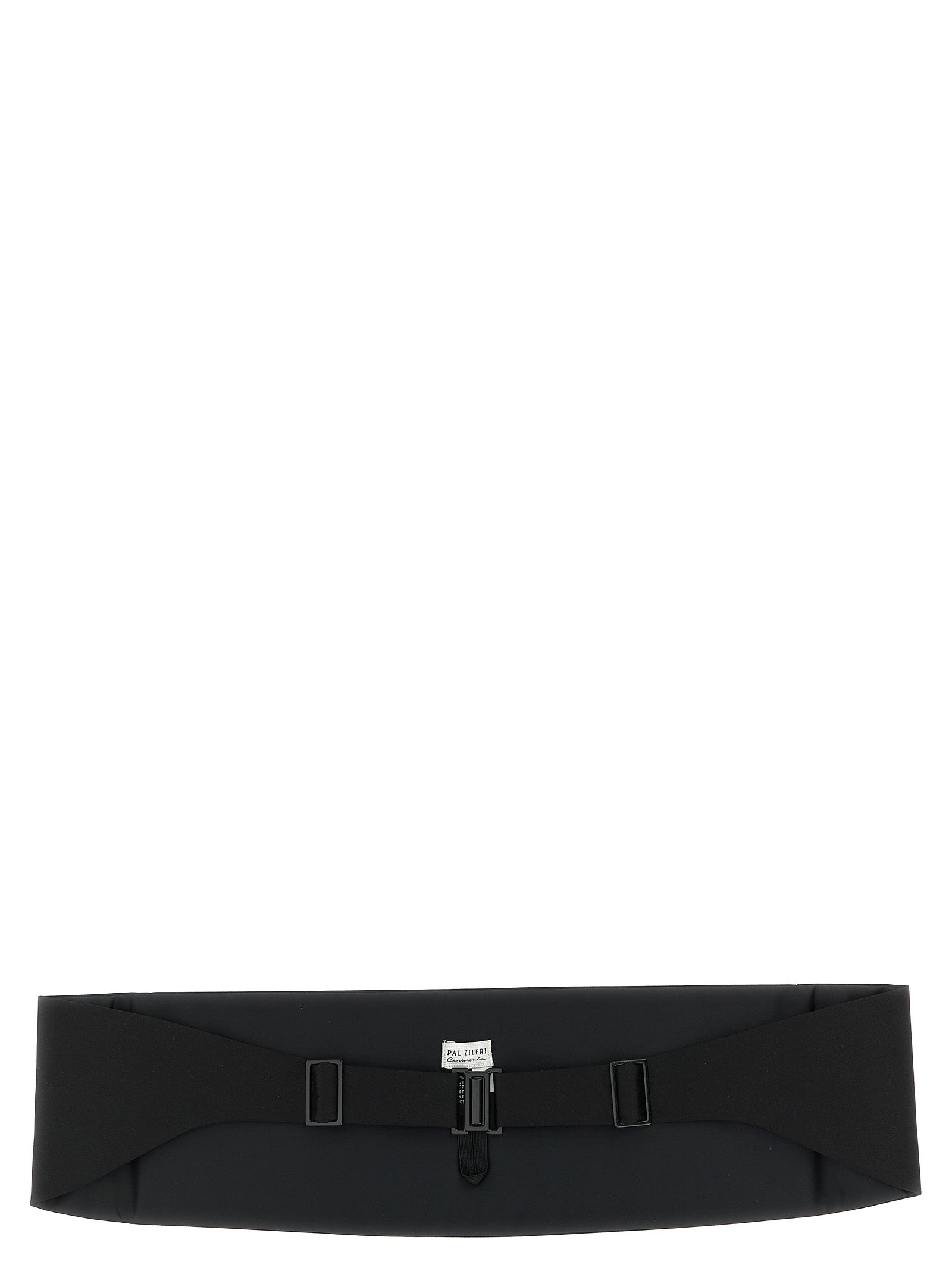 Pal Zileri Black Polyester Cummerbund