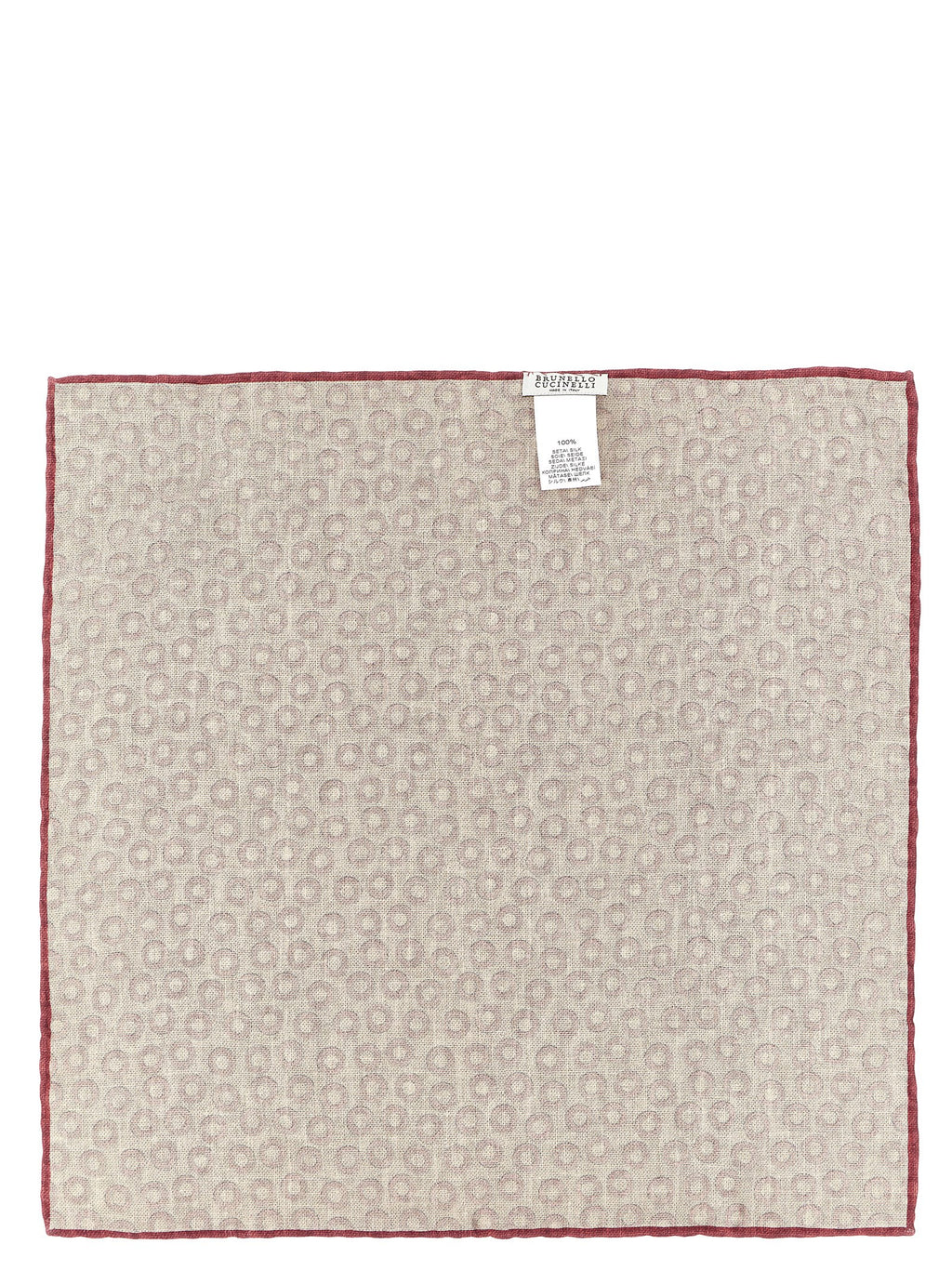 Brunello Cucinelli Multicolor Silk Pocket Square